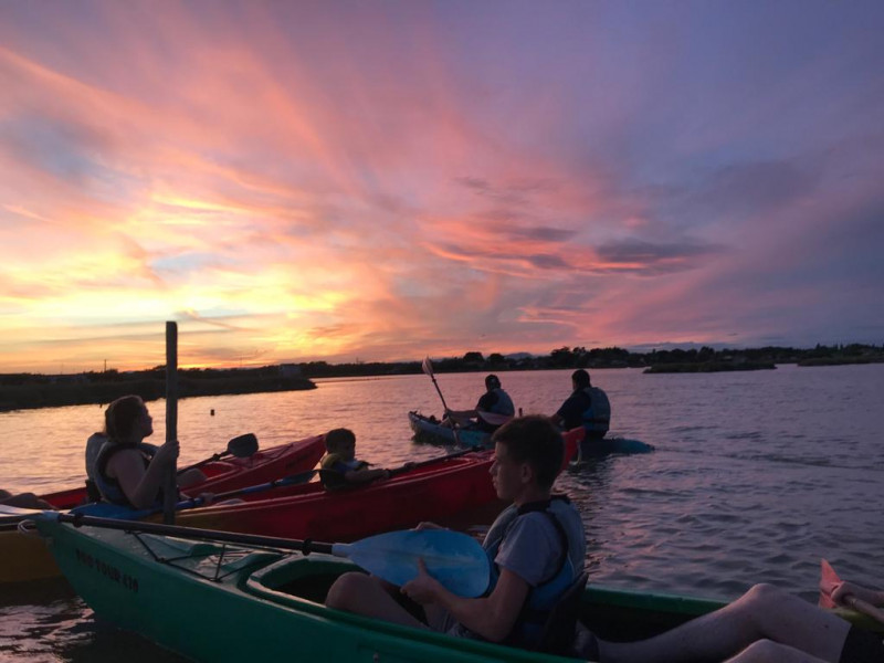 Coucher de soleil sur l'Etang de l'Or