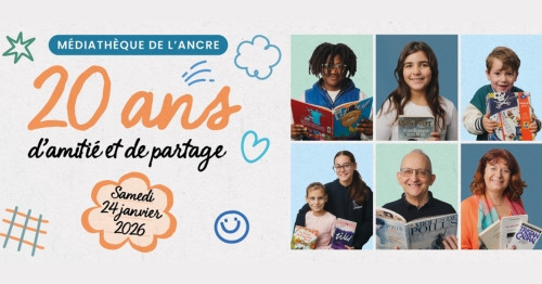 20 ANS MEDIATHEQUE DE L'ANCRE CARNON