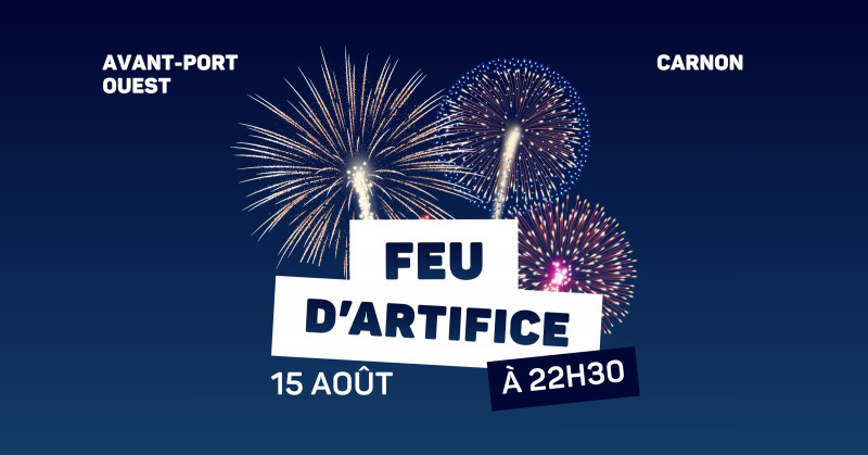 FEU D'ARTIFICE 15 AOÛT CARNON